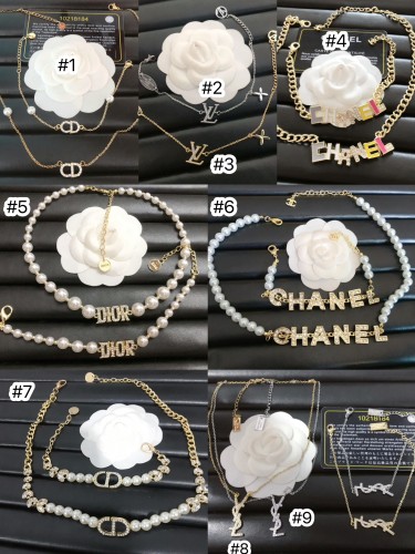 Fashion Necklace with Bracelet Set with Box  #LOV #GUI