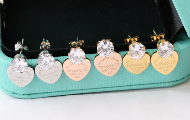  High Quality Earrings with Box #TIF