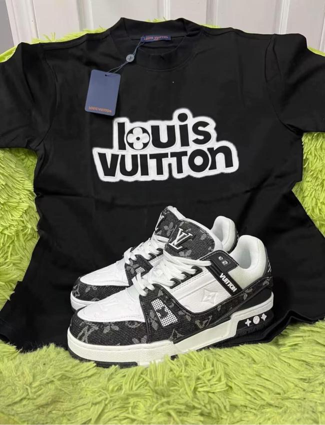 Fashion Shirt with Shoes Set #LOV