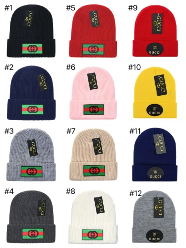 Fashion Beanies with Tags #GUI