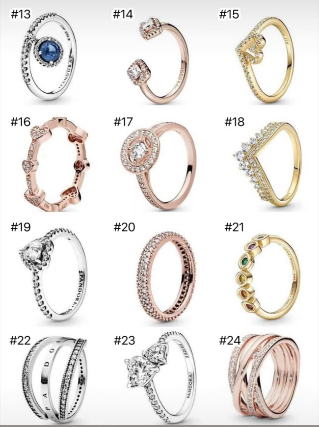 Fashion Rings with Box #PAN