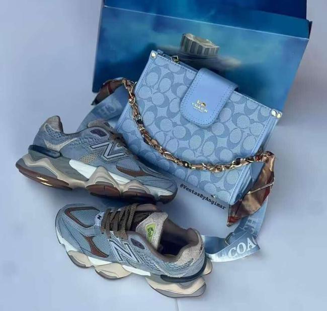Fashion Sports Shoes with Bag Set  #COA #NB