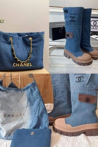 Fashion Boots with Bag Set #CHN