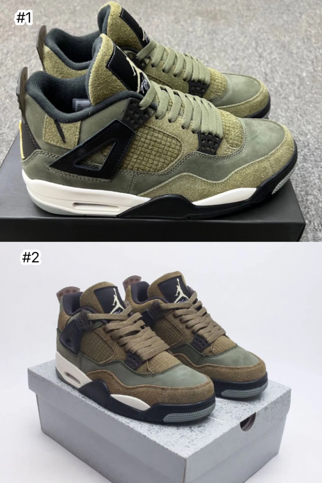 Fashion Army Green Sports Shoes with Box