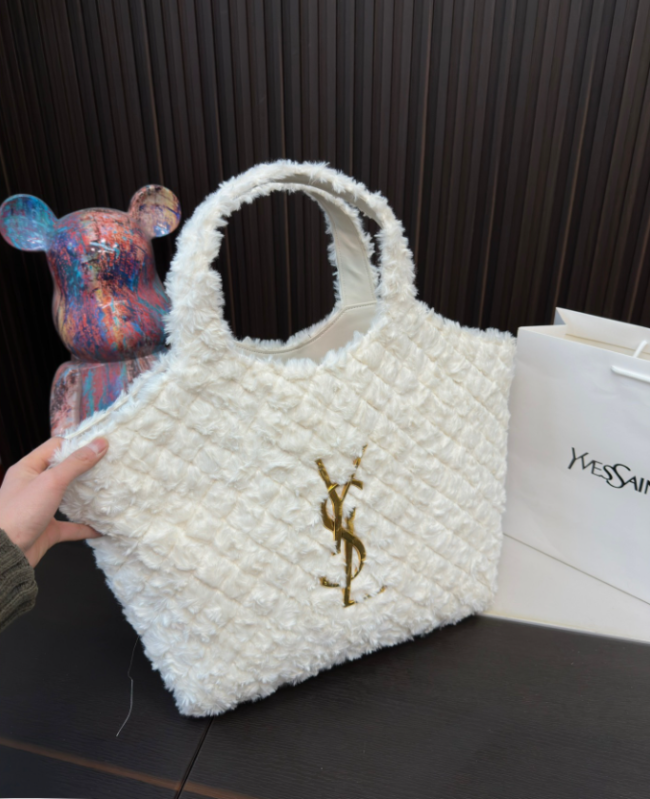 High Quality Furry Tote Bag #YS