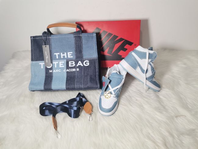 1 Set Fashion Sport Shoes & Bag Free USPS Shipping  #NIK