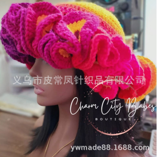 Women Fashion Flora Hat #NOO