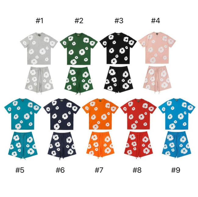 Denim Tears Shirt with Short Set with Tags Size S-XL #NOO