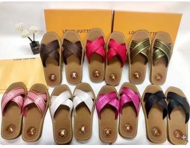 Women Fashion Slides with Box #LOV