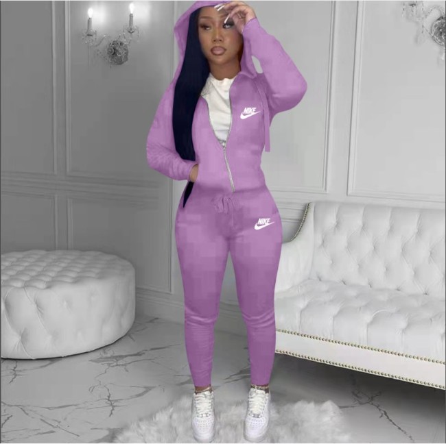 Women Sports Set with Stictched Logo with Tags #NIK