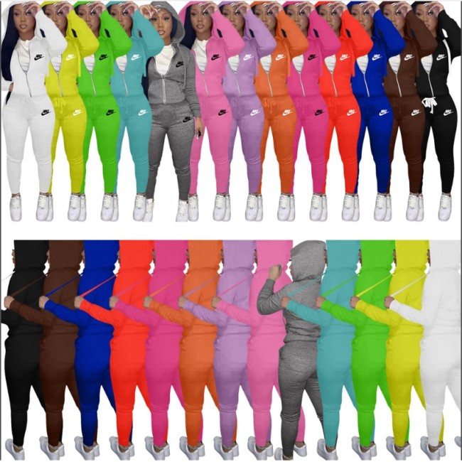 Women Sports Set with Stictched Logo with Tags #NIK