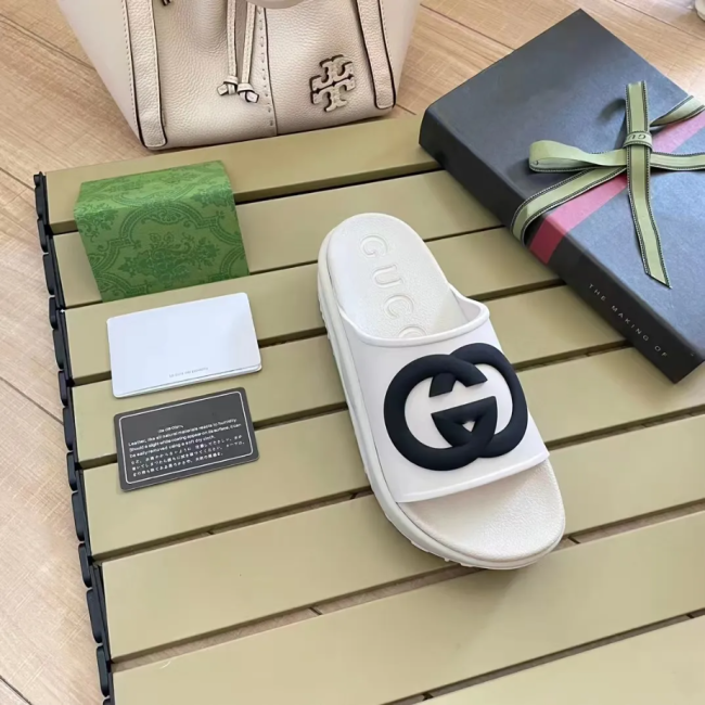 Women Fashion Slides with Box #GUI