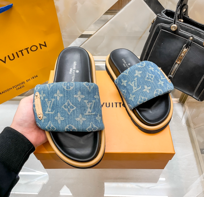 Women Fashion Slides with Box #LOV