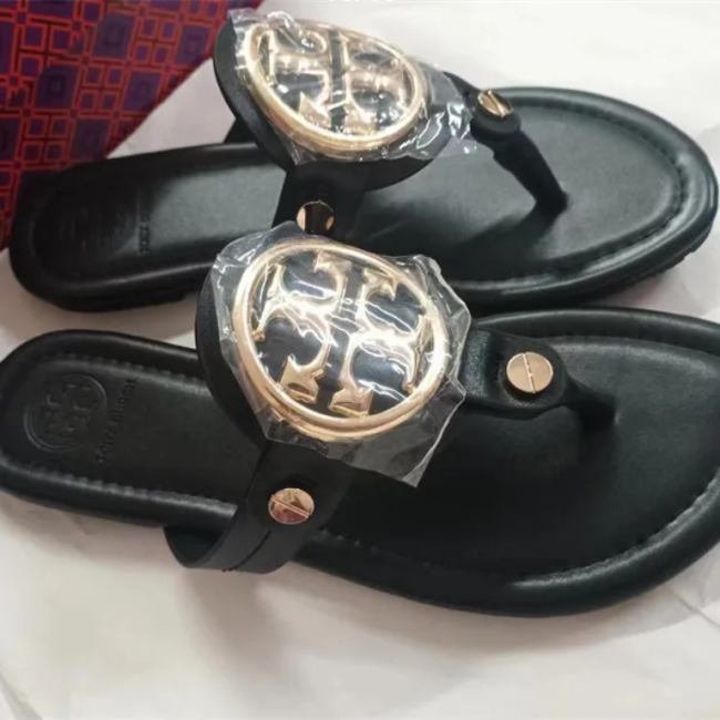 Women Fashion TB Slides with Box #TB