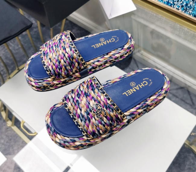 Women Fashion Slides with Box #CHN