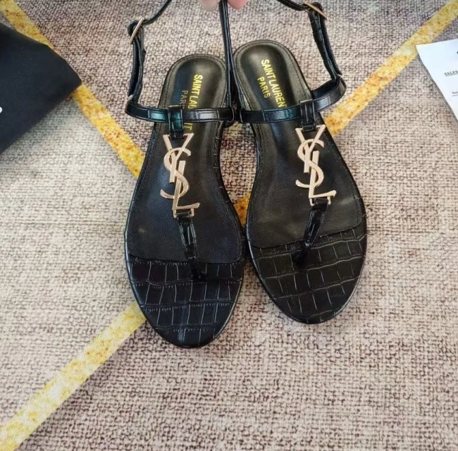 Women Fashion Flat Sandals with Box #YS