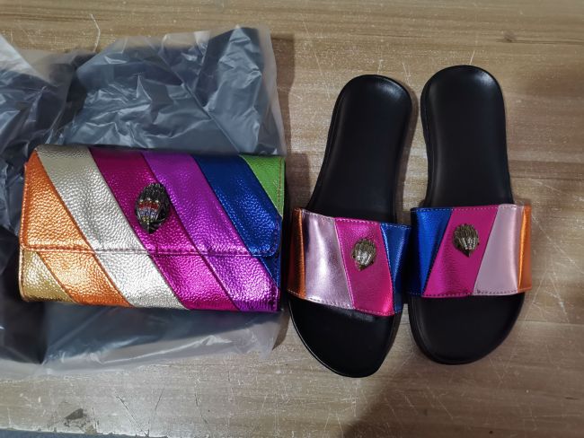 Fashion Kurt Slides with Bag Set #NOO