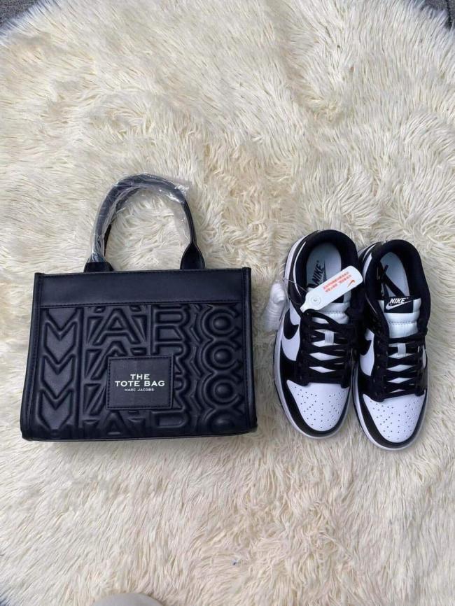 Women Fashion Bag with Shoes Set #NIK