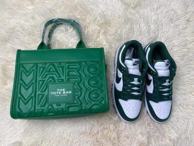 Women Fashion Bag with Shoes Set #NIK