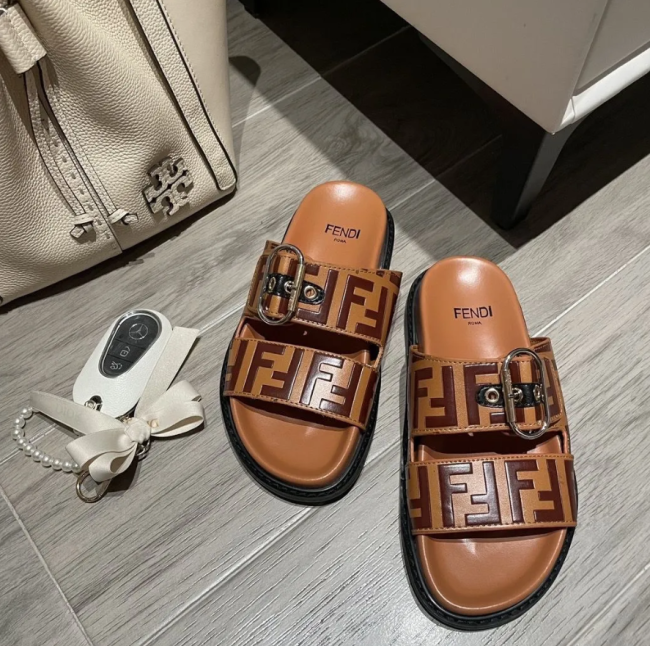 Women Fashion Slides with Box  #FEI