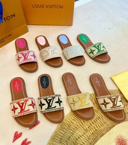 Women Fashion Slides with Box #LOV
