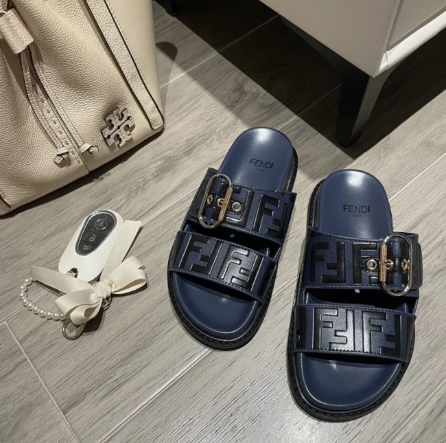 Women Fashion Slides with Box  #FEI