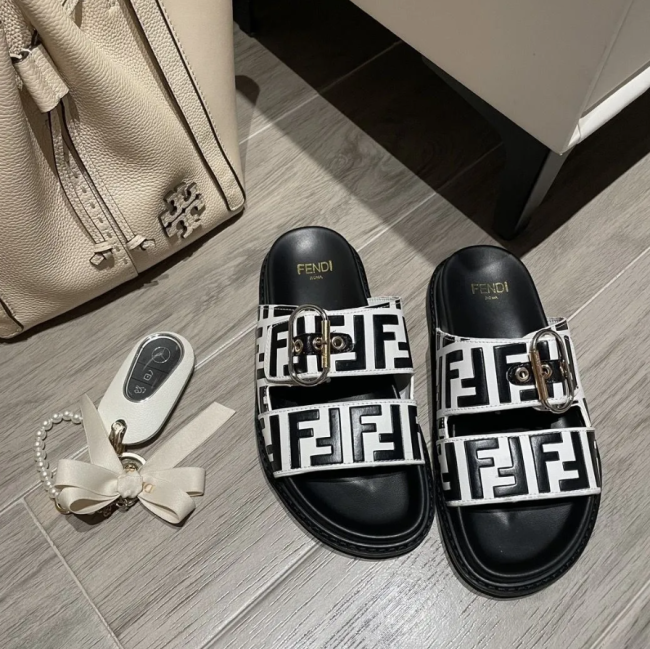 Women Fashion Slides with Box  #FEI
