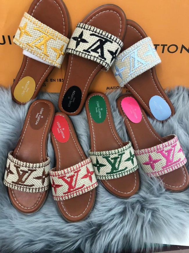 Women Fashion Slides with Box #LOV