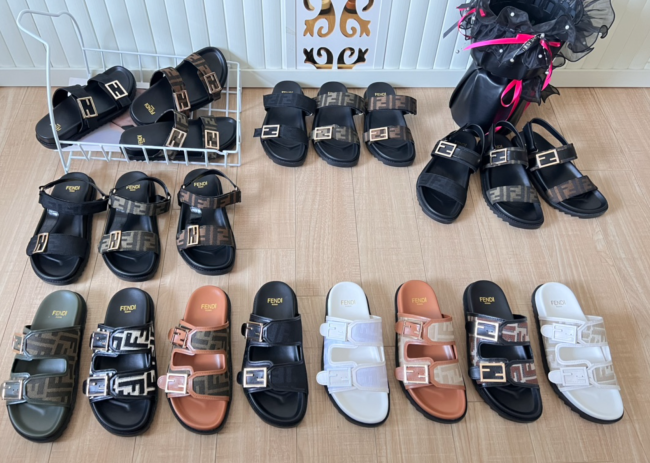 Women Fashion Slides with Box #FEI