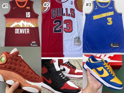 Fashion Men's Jerseys with Sports Shoes Set #NIK