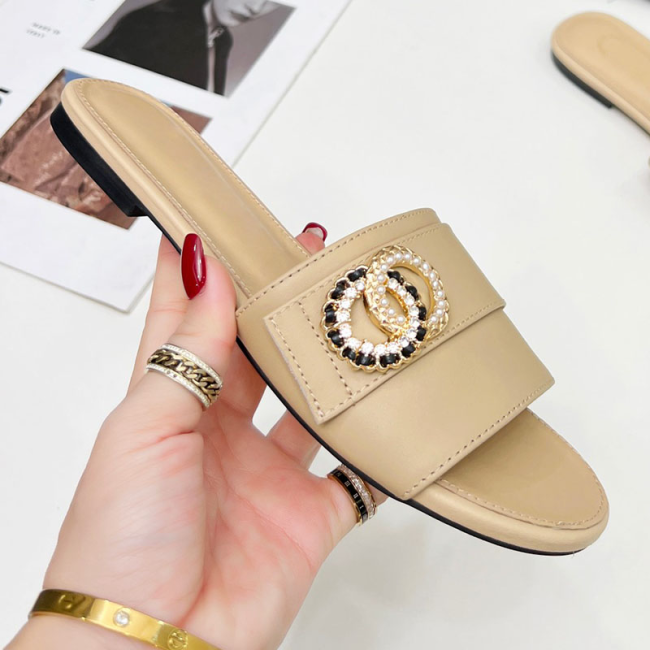 Women Fashion Slides with Box #CHN