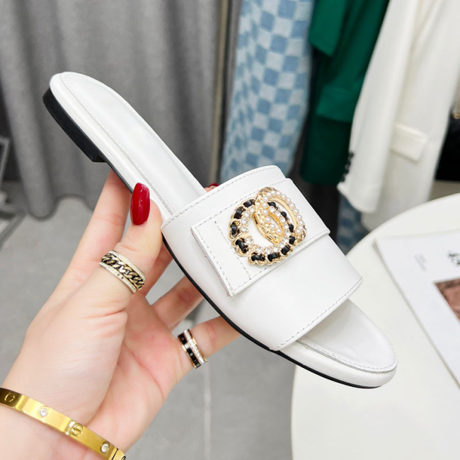 Women Fashion Slides with Box #CHN