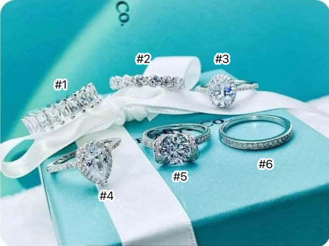 Fashion Rings with Box #TIF