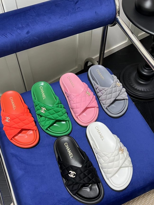 Women Fashion Slides with Box #CHN