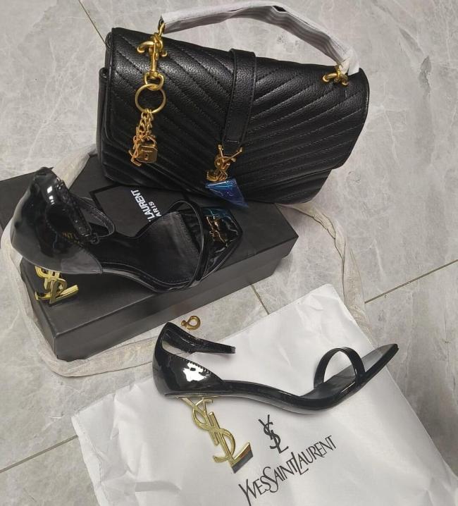 Wholesale Heels and Bag Set #YS