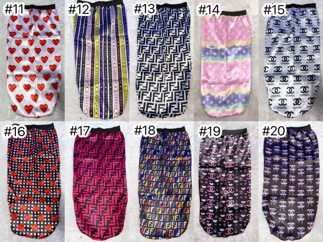 Long Satin Bonnets Sleep Cap