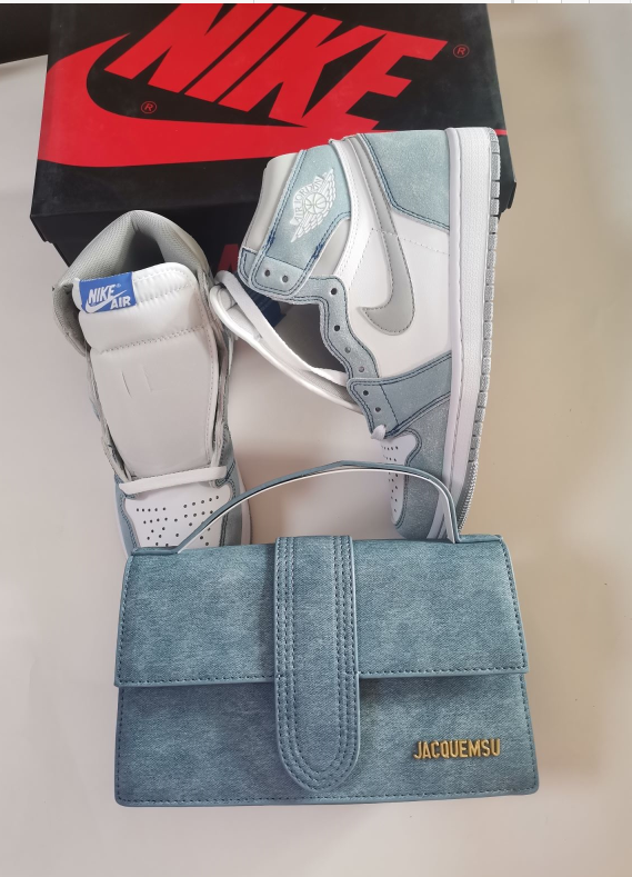 Fashion Shoes with Bag Set #NIK