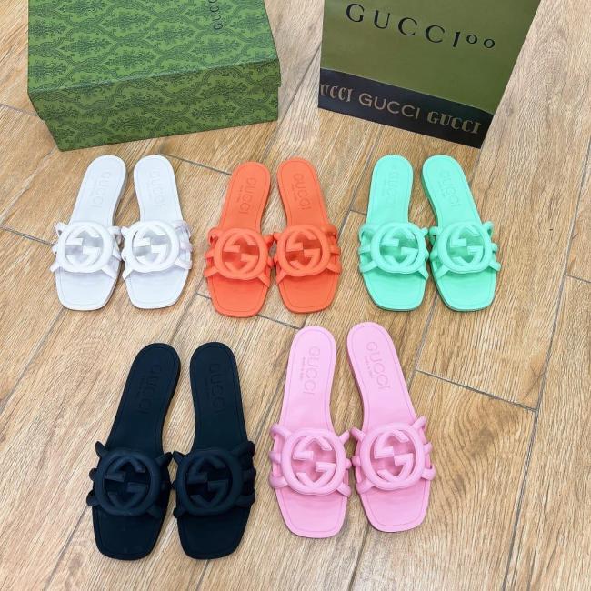Women Fashion Slides with Box #GUI