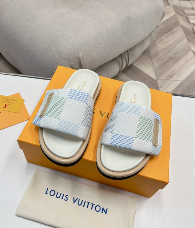 Women Fashion Slides with Box #LOV
