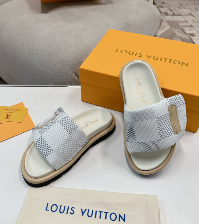 Women Fashion Slides with Box #LOV