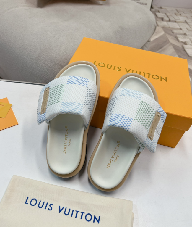 Women Fashion Slides with Box #LOV