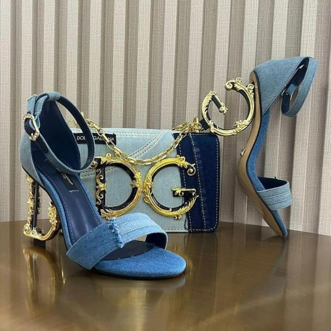 Fashion Heels with Bag Set #DG
