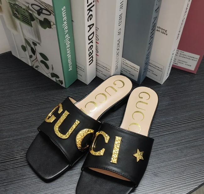 Women Fashion Summer Slides with Box #GUI