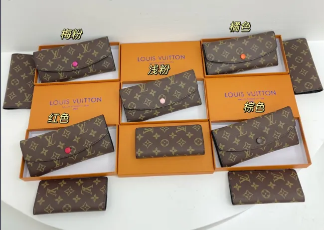 Fashion Wallet 2 pcs Set with Box  #LOV