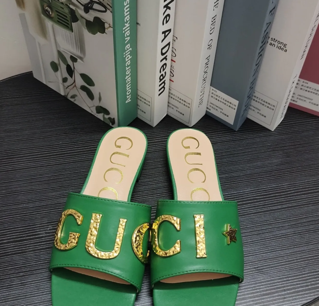 Women Fashion Summer Slides with Box #GUI