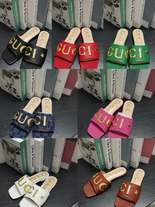 Women Fashion Summer Slides with Box #GUI