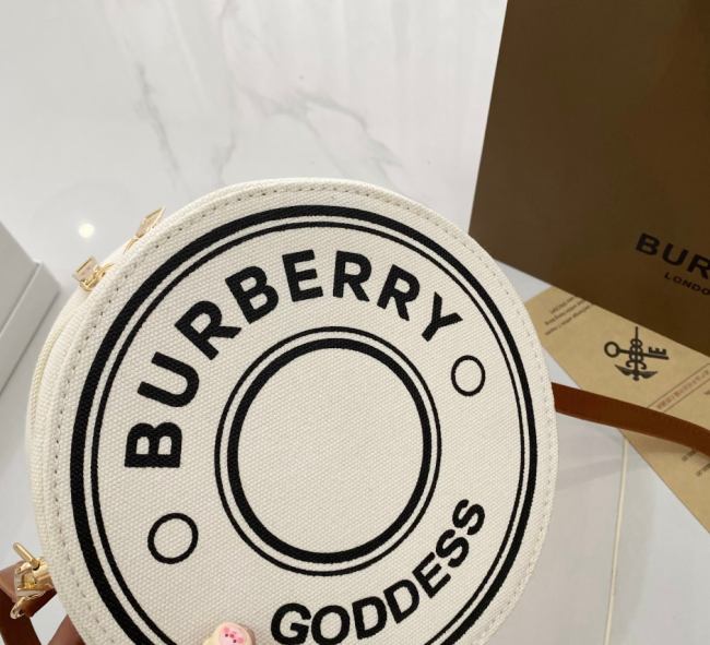 Women Fashion Canvas Round Purse with Box #BUR