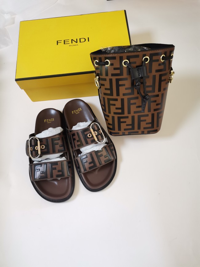 Fashion Slides with Bag Set Free Shipping #FEI