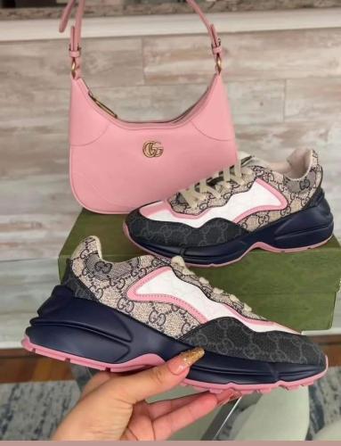 Fashion Shoes with Bag Set #GUI