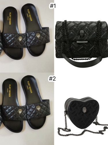 Fashion Kurt Slides with Bag Set #NOO